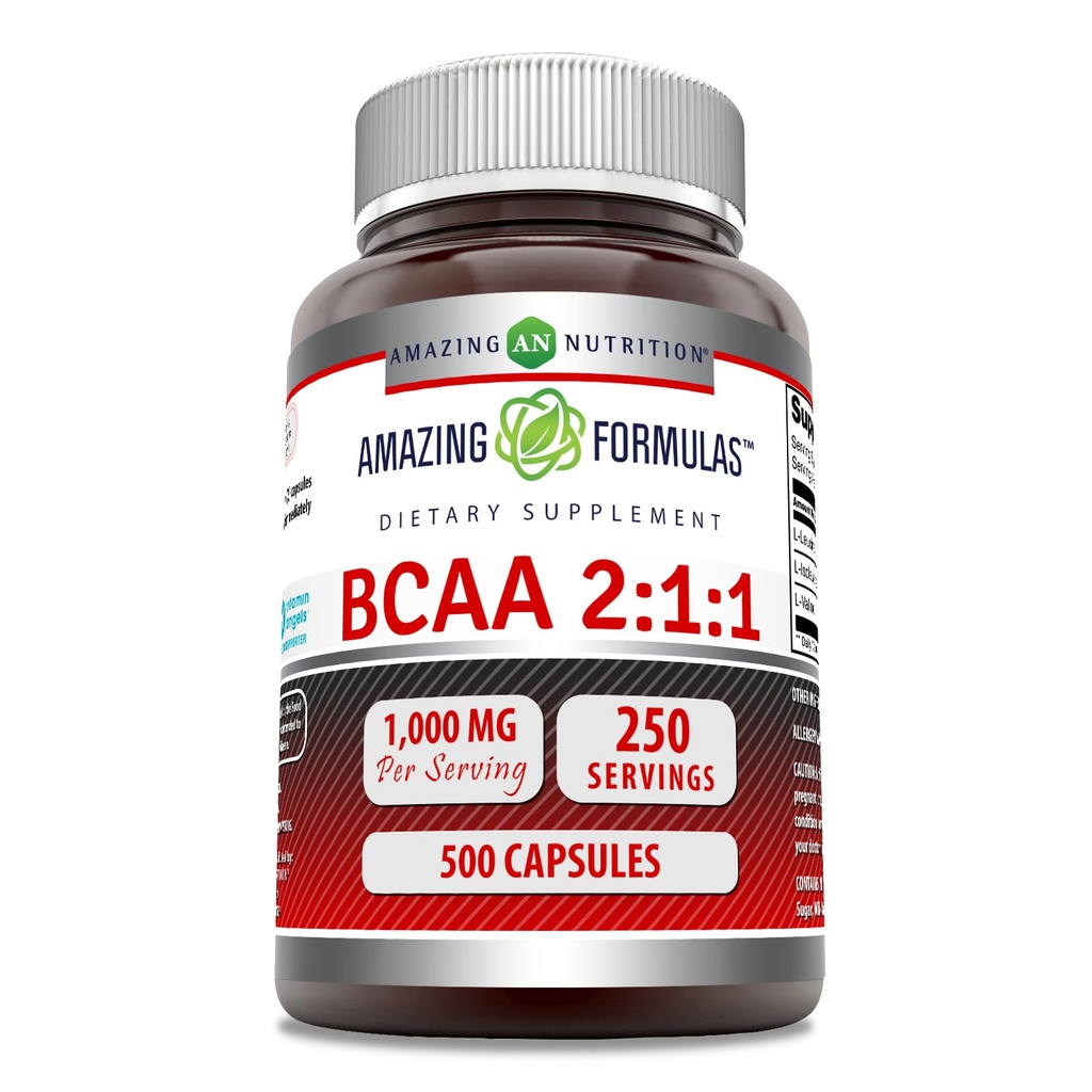 Neverjetne formule BCAA 2:1:1 1000 Mg na serviranje 