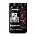 NutraBio Base Aminos EAA + BCAA Powder –10g Essential Aminokisline Dodatek, 6g 2:1:1 BCAA, 2.8g Hidracijska Matrica z elektroliti in absorpcijskim pospeševalcem AstraGin® – 30 Servinges- Dragon Fruit Candy