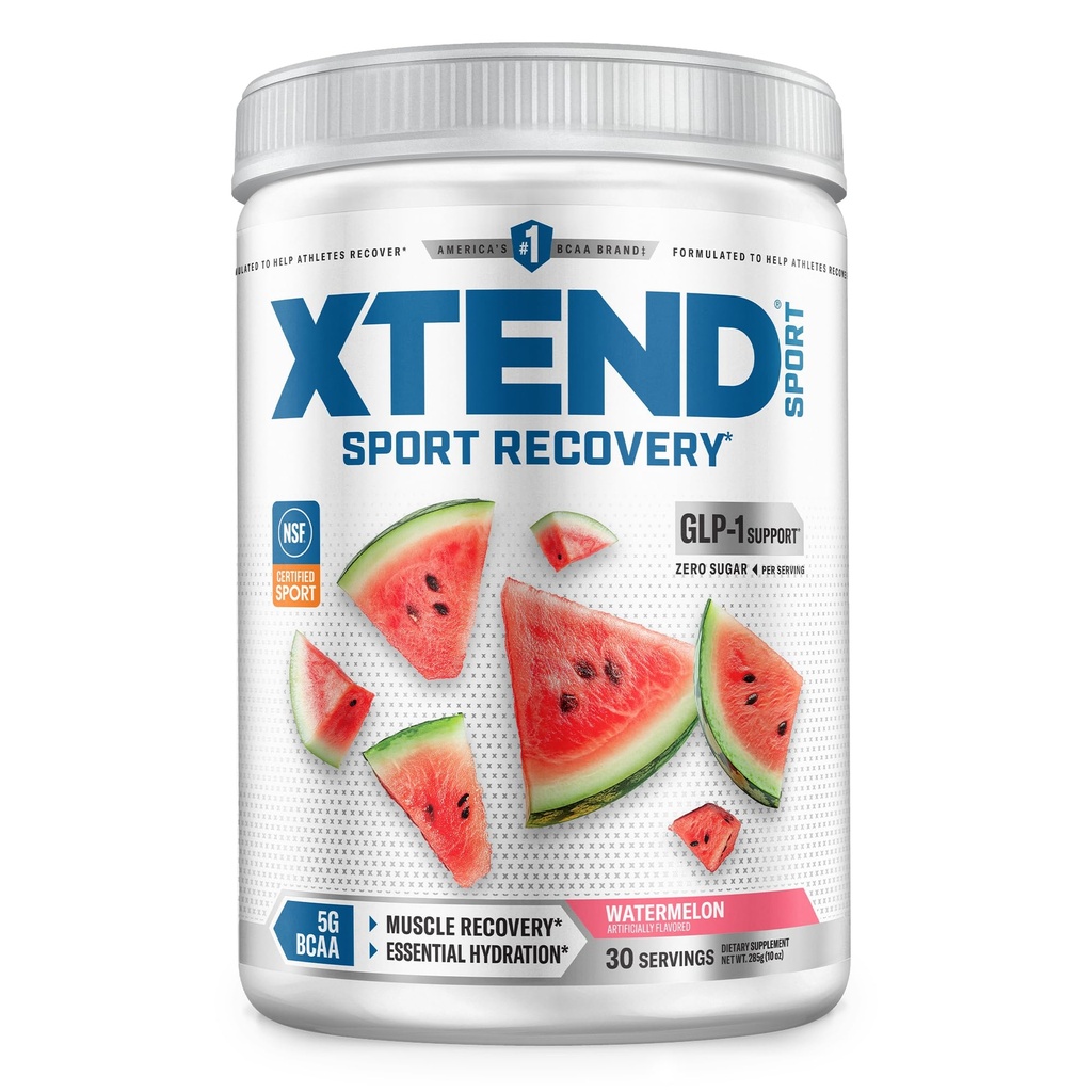 Xtend Sport BCAA Powder Watermelon - Elektrolitni prašek za regeneracijo in hidracijo z aminokislinami - 30 Servingov