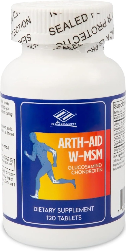 Arth-Aid W-MSM novo število glukozaminov hondroitin 120
