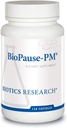 Biotics Raziskave BioPause PM nočni čas Menopavzalna podpora Hormonal Balance, Črna Cohosh, Lemon Balm, Pasijonka, Spodbuja sprostitev in pomiri, Regulira Circadiane Rhythms, Spanje Redno 120Kaps