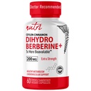 Nature's Fusions Dihidroberbererin Dodatek 200mg 60 Kapsule - s Ceylon Cinamon, 5X bolj učinkovito kot redno Berberine HCL - Nutri dodatki