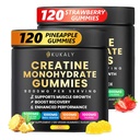 Kreatin monohidrat Gumiji za moške in ženske, 9000MG Kreatin Gumies Sladkor brez BCAA 2:1, B12 B6 za povečanje moči, Fokus & vzdržljivost, Vegan, Non-GMO