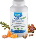 One Planet Nutrition Nano Boswellia 500 mg Veggie kapsule (120 Servings), Boswellia serrata Resin, podpira kognitivne funkcije za zdravje možganov, ne-GMO, Vegan, Gluten-free