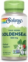 SOLARAY Goldenseal Root 550mg - Golden Seal kapsule - Zeliščni dodatki za podporo Wellness - Non-GMO, Vegan, Gluten brezplačno, Lab preverjeno, 60-dnevni denar nazaj garancije, 50 Serving, 50 VegCaps