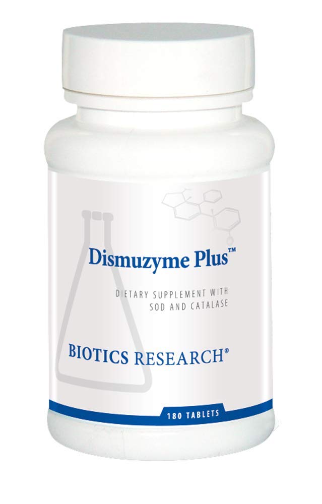 Biotics Raziskave Dismuzyme Plus Visoka antioksidantna aktivnost, Podpira imunski sistem, Comfort in skupno Flexion, 180 Tablete
