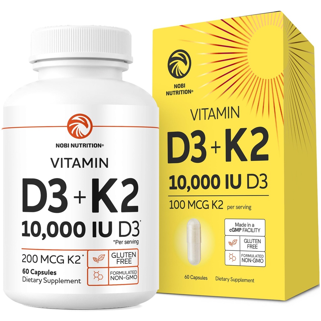 Vitamin D3 K2 5000 i.e. za imunski sistem, podporo za močne kosti in zobe 
