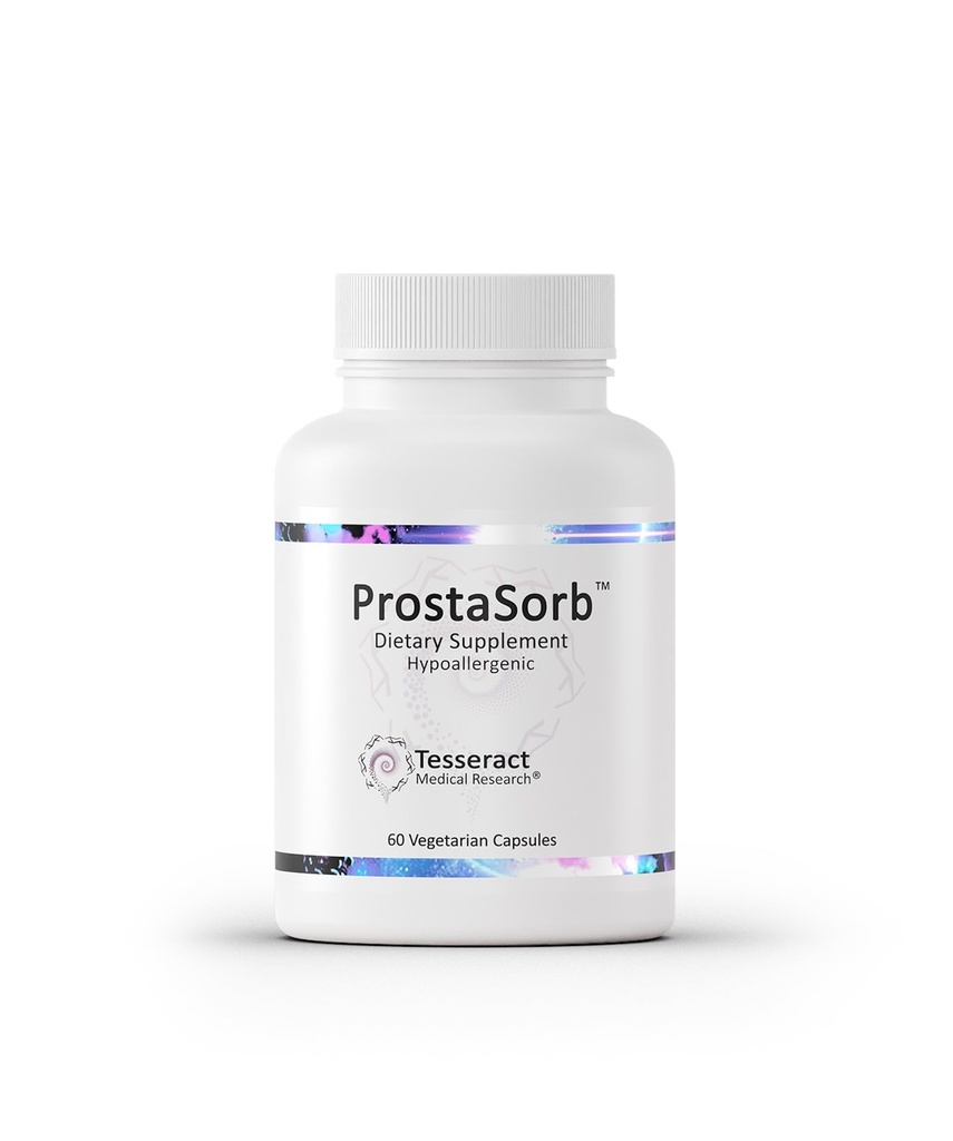 Teseract ProstaSorb, Prostate dopolnila za moške z žago Palmetto, Pygeum in bučo, podpira zdravo prostatno funkcijo, Bladder praznjenje, urinski pretok, Gluten brezplačno, 60 vegetarijanske kapsule