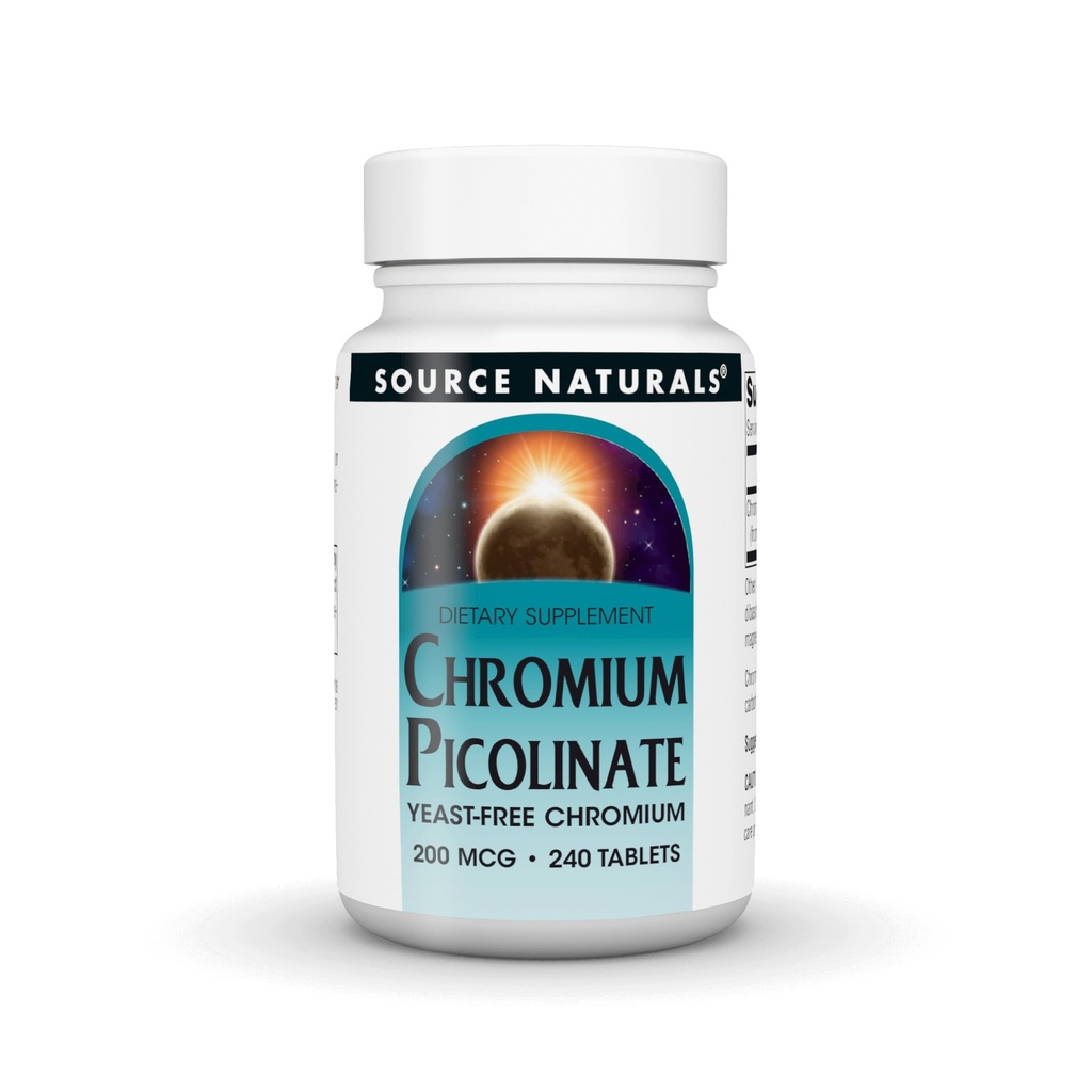 VIRI NARAVNOSTI Kromov pikolinat 200 Mcg tableta, 240 Število