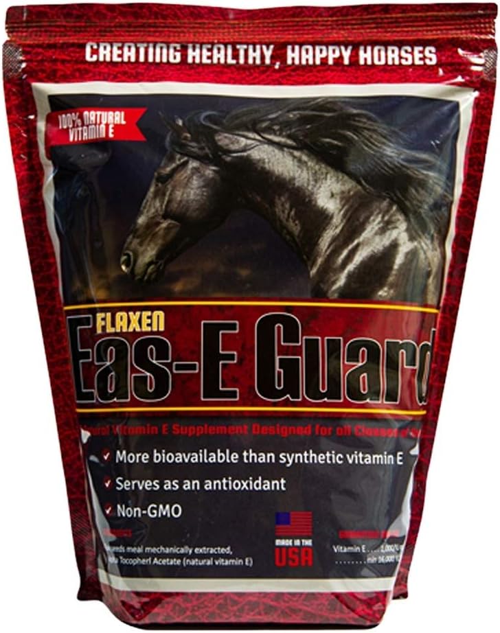 Flaxen EAS-Eard 4 lb, Naravni vitamin E E E E Equine dodatek, s pomembnimi antioksidanti
