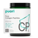 Puori Pure Collagen Peptides v prahu, brez arome - 10g hidroliziranega govejega kolagena s travo podpira zdravje kože, moč las in nohtov, skupno podporo bolečinam in mobilnosti - 30 strežnikov