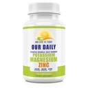 Magnezij Kalij Dodatki W cink - 90 Kapsule 400MG Magnezij,450MG Kalij,50MG Cink za vaskularno zdravje – Visoka absorpcija Vegan za zlome nog in spanje