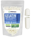 XPRS Nutra velikost 2 prazni kapsuli - 100 Štetje praznih kapsul želatina - tablete DIY Kapsule Polnjenje - Čiste goveje tablete Gel caps za Do-it-Yourself Supplements (bela)