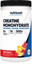 Nutricost Kreatin monohidrat v prahu (Fruit Punch, 500 Gram)