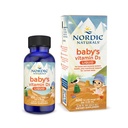 Nordic Naturals Baby’s Vitamin D3, brez arome - 0,76 oz - 400 i.e. Vitamin D3 - Zdrave kosti, Podpora imunskega sistema, Normalni ritmi spanja - Non-GMO, Certified Vegetarian - 90 Servings