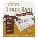 California Gold Nutrition Foods, Peanut & Temna čokolada Chunk Bars s suhimi praženimi mandlji, Chicory Root Fiber, Pea Crisps and Honey, 12 Bars, 1.4 oz (40 g) Vsaka