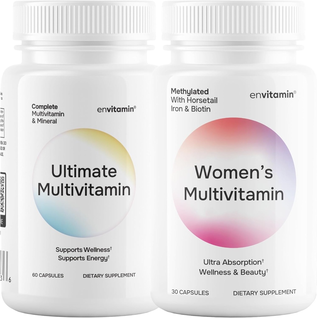 Ženski multivitaminski in končni multivitaminski paket (2 izdelka)