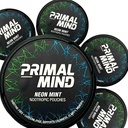Primal Mind Neon Mint - Stimulant-free Calm Focus Pouches 
