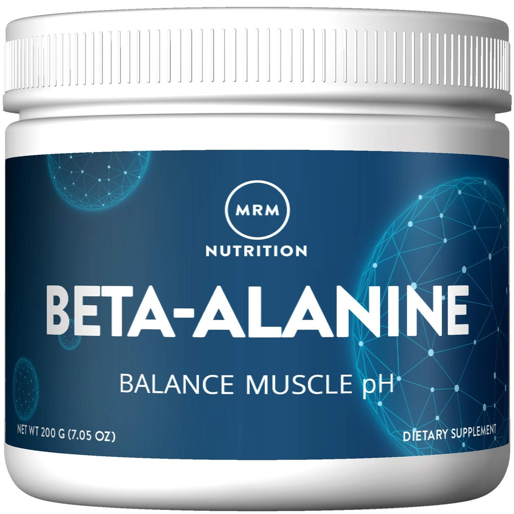 MRM Nutrition Beta-Alanin Powder - Carnosyn® Patented Beta-Alanin Podpira Srength, Fokus, rast mišic in vzdržljivost za ženske in moške, Vegan, Gluten-free - 125 Servings