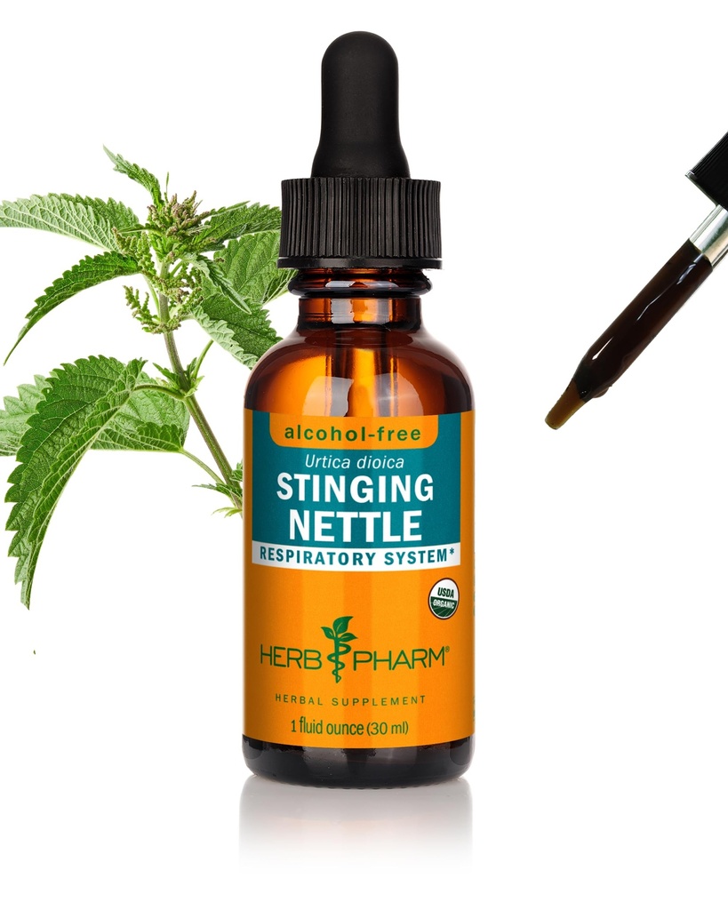 Herb Pharm brez alkohola Sting Nettle Glicerit, 1 Oz