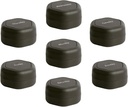 Cadence Travel Containers - Komplet tablet - Magnetne potovalne kapsule, Daily Medicine Organizator za tablete, dodatki, in vitamini - 7 Flex Smalls (0,56oz) za Tedenske tablete Organizator - Charcoal