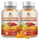 (2 paket) Holesterol dopolnila Gumiji za Holesterol Zdravi, Rastlinski Steroli & Stanols, Rdeči kvas riž, Citrus Bergamot kompleks za Holesterol, Ohraniti zdrave ravni holesterola - 60 dan dobave