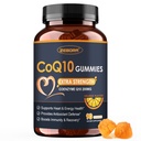 ZEBORA CoQ10 200mg Gumies, koencim Q10 za podporo zdravju srca in imunskega sistema, močan antioksidant, Boosts Energy, Natural Orange Flavor, Non-GMO, 90 Gummies