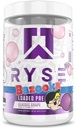 RYSE naložen pred treningom v prahu - Bazooka Grozdje - Dnevni predworkout za moške in ženske s 390mg kofeina, Beta Alanina in Citrulin za črpalko, fokus in energijo - 30 Servingov