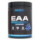 Ogromen EAA + Hidracija, Essential Aminokisline v prahu, EAA & BCAA, Intra & Post Workout recovery v prahu, rast mišic, recovery & Performance, 10g EAA & Elektroliti, 30 Strežnice (modra malina)