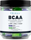 Primal BCAA Variety Pack, Blue Raspberry + Great Ape Green Apple arome (20 Stickpacks) - 7G BCAA na obrok, razvejane verige aminokislin