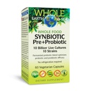 Naravni dejavniki Cela hrana Sinbiotik Pre+Probiotik 10 milijard - Organski drobovje & Prebavni zdravstveni dodatek - Ne-GMO, Gluten-free & Dairy-free - 60 vegetarijanske kapsule (60 strežnice)