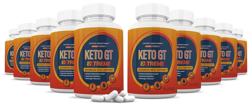 (10 Pack) Keto GT Extreme Keto tablete 1675MG Nova in izboljšana formula vsebuje Apple Cider kis Extra Deviško oljčno olje v prahu zeleni čaj List 600 kapsule