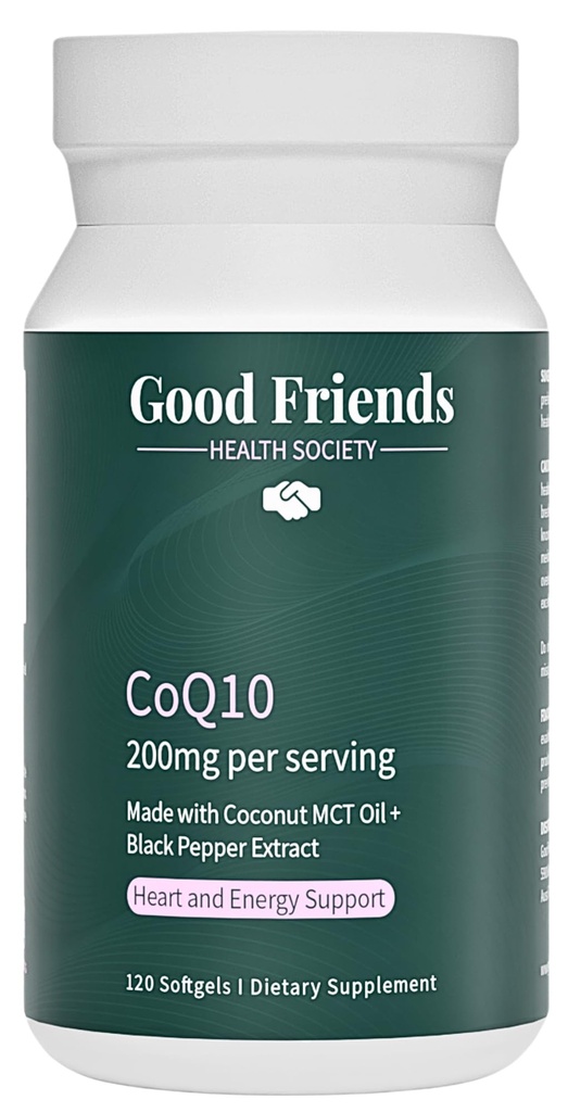 Ubikinol CoQ10 200mg - visoka absorpcija z ekstraktom črnega popra in kokosovo MCT olje - 120 Softgels, Lab-Tested, Brez semen olj, Non-GMO - Podpora za srce in energijo