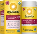 Obnovite življenje ženski dnevni probiotik + Prebiotiki, 60 CT