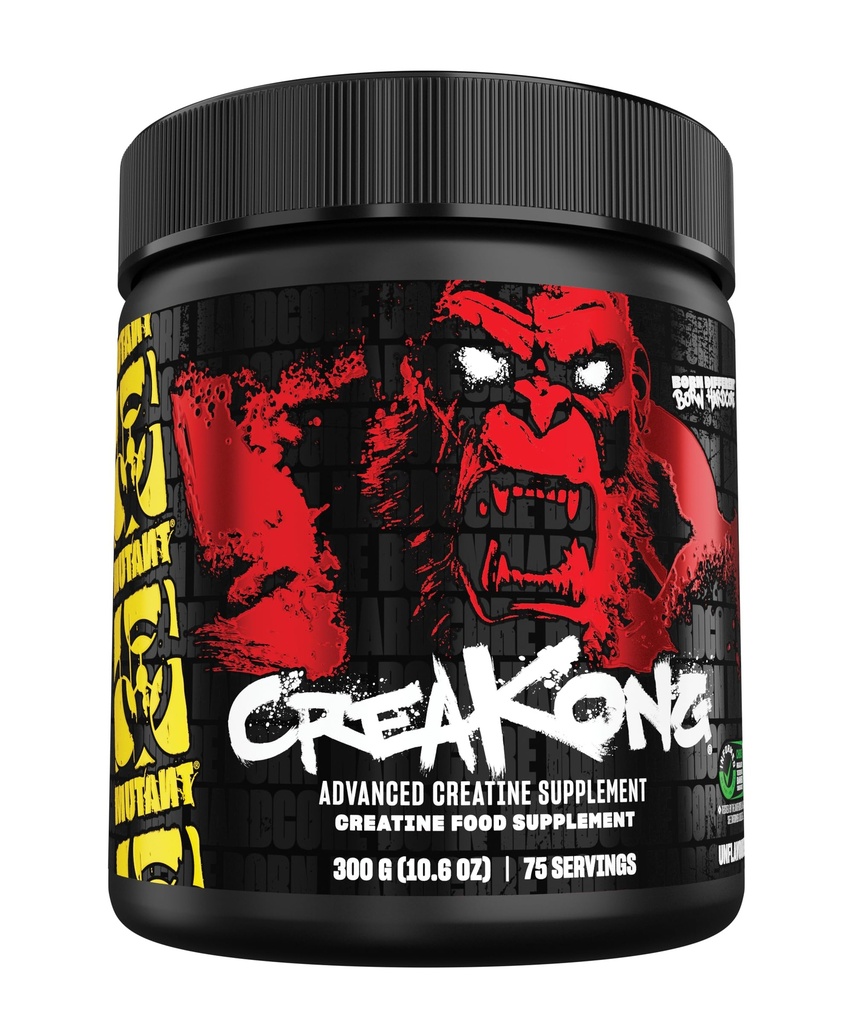 Mutant Creakong – 300G od dostave Sheer Neponarejena velikost in moč, Kreatična mešanica, ki prinaša le čiste kreatine iz vodilnih svetovnih kreatinskih virov.