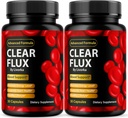(2 paket) Počisti Flux - Počisti Flux dopolnilo, ClearFlux, Počisti Flux tablete, ClearFlux dopolnilo, Počisti Flux kapsule, ClearFlux podporne tablete, Počisti Flux Advanced dodatek, 60 Kapsule za 2 meseca