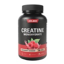 DR.BIO Kreatin Monohidrat Gumiji za energijo in mišično podporo, Predworkout kompleks Kreatin za ženske in moške s 5000mg Kreatin, L-Tavrin, B12, Mg in K, Vegan, Rdeča malina, 110 Count