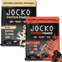 Jocko Fuel Protein Bundel (2 paketa) - Čokoladno arašidovo maslo (2 funtov) + Vanilla (2 funtov) - Podpira okrevanje mišic in rast