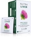 NUTRALIVER - Jetrni razstrupljanje in čiščenje čaja - Mlečni osat, kurkuma in koromač - 40 Obložene čajne vrečke - zeliščni čaj - 2 paket