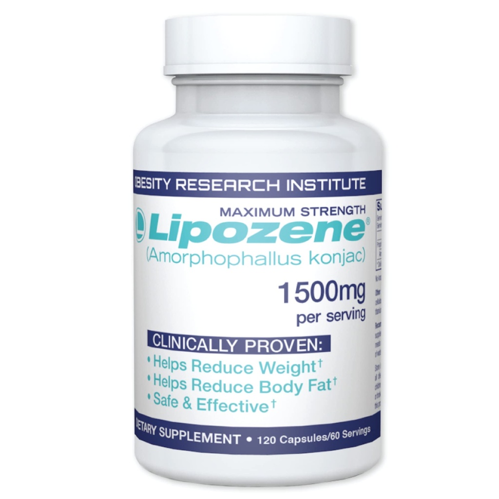 Lipozen MEGA steklenica - 120 Kapsule, zaradi česar je naša največja velikost na voljo - Appetite Supressan