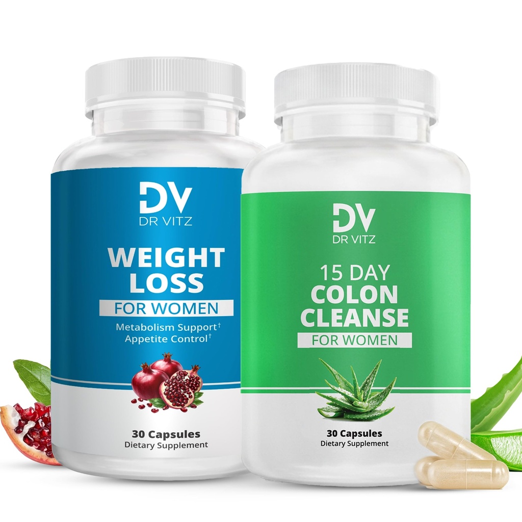 Ženski upravljanje teže Duo – 15 Day Detox & Hujšanje Podpora – 2-Korak Sistem za čiščenje, Ponastavitev in vzdrževanje rezultatov