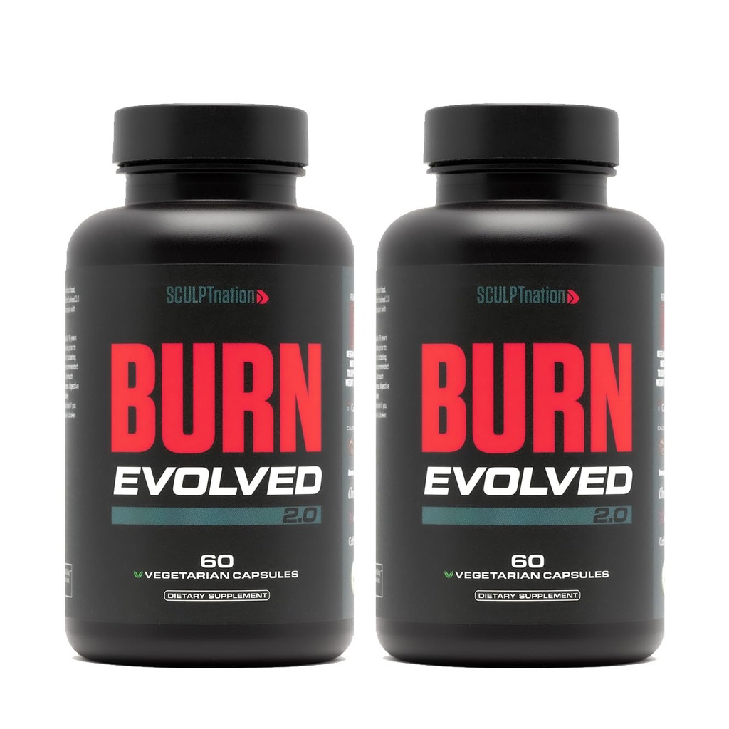 Sculpt Nation by V Shred Burn Day for Men - Presnova Booster s Cayenne, Gymnema Leaf Extract, in Alpinia Galanga Root Powder - 2-pak - 60 kapsul