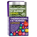Termogenske kapsule za kurjenje maščob - tablete za hujšanje za ženske in moške, sredstvo za preprečevanje apetita, sredstvo za presnovo - zeleni čaj, ekstrakt kave, Garcinia Cambogia - tablete za hujšanje - 60 kapsul