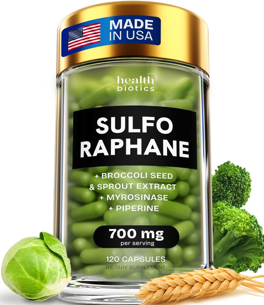 Sulforaphane Supplement Organic Broccoli Sprouts 