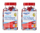 Dodatna moč Acetaminofen 500mg Gelcaps - 225 Število (Pack od 2)
