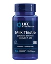 Life Extension Milk Thistle, silimarin, silibinini, izosilibin A & B, Oddaja polno spectrum mleko Thistle Prednosti za zdravje jeter, Ne-GMO, Gluten-free, Vegetarian, 60 kapsul