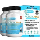 BestBreath oralno probiotic MAX - 40 milijard CFU - Podpora zobom, gumijem, ušesu, nosu, grlu in prebavnega zdravja - 60 kapsul (2)