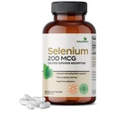 Futurebiotiki Selen 200 mcg - Selen Aminokislinski kompleks - Essential Trace Mineral with Superior Absorption, Non GSO, 250 kapsul