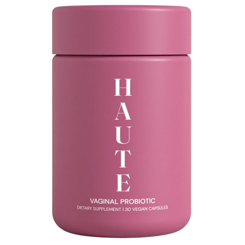 HAUTE vaginalni probiotiki s prebiotiki in Lactobacillus Crispatus, pH ravnovesje, zdravo vaginalno Odor, Prebavna podpora, 30 Število