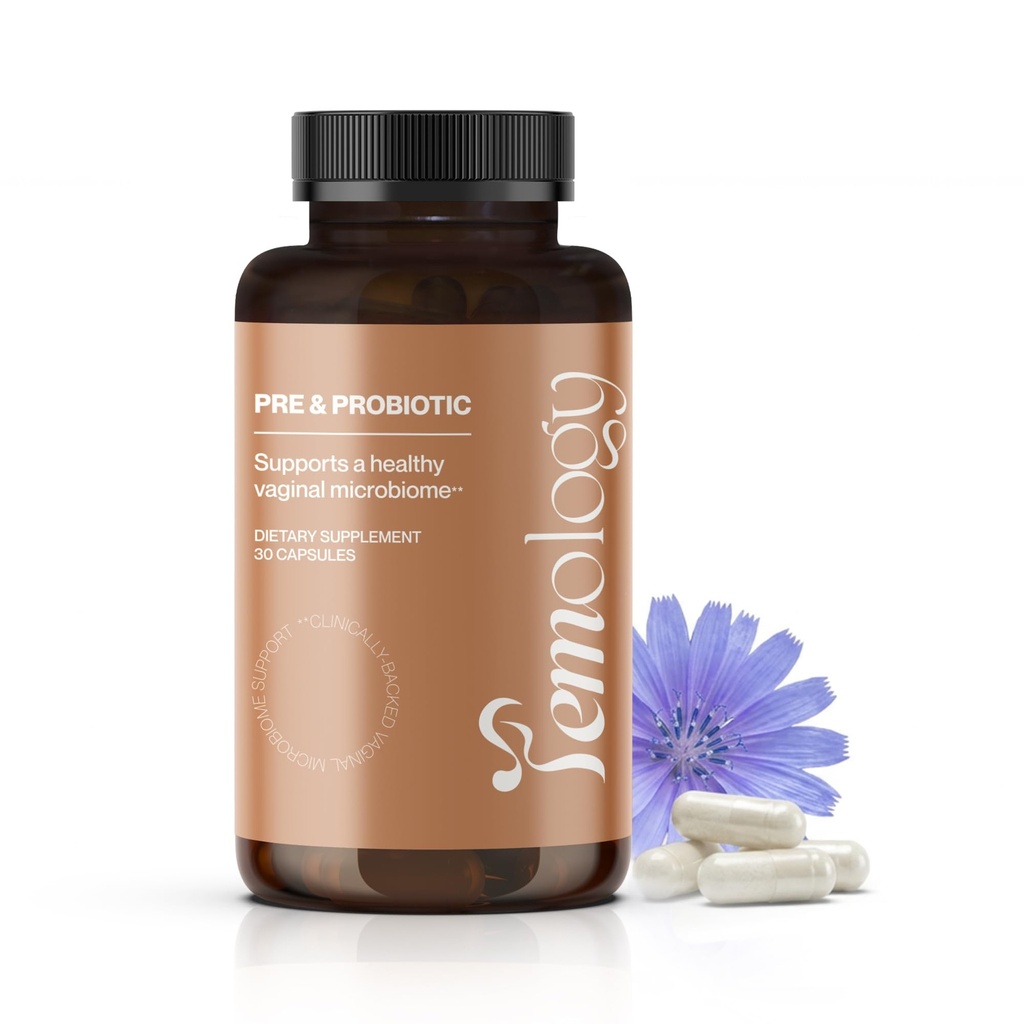 Pre & probiotic – Probiotic Supplement for Vaginal PH Balance Support with 23B CFU & Inulin Prebiotic for Intimate Wellness, Seven Lactobacillus sevi, 30 kapsul